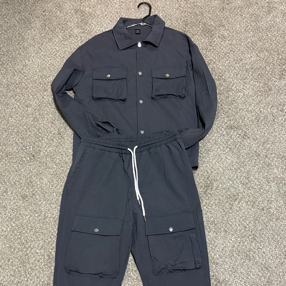 Men's Black Suit Set